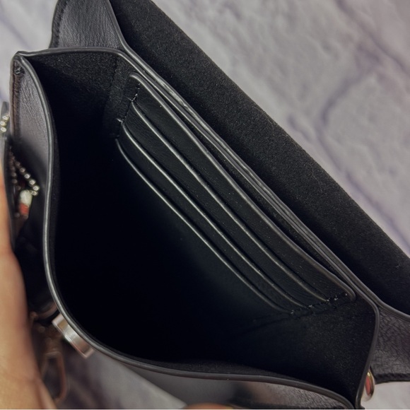 SeOsto Black Crossbody Phone Purse | NWOT | Multiple Straps & Tassel Detail - Picture 5 of 6